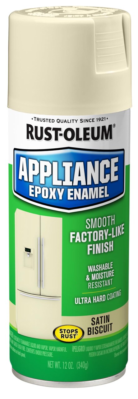 Rust-Oleum 210372 Specialty Appliance Epoxy Spray Paint, 12 oz, Biscuit